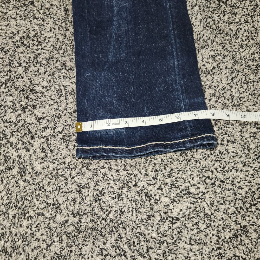 Buckle Black Fit 3 No.46 Mens Jeans 30x34 Darkwash Stretch Thick Stitch Western - Picture 10 of 12